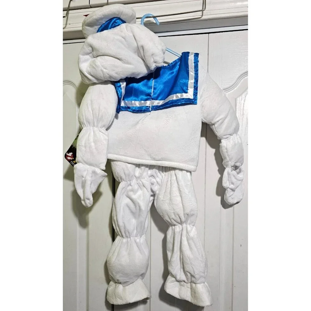 Ghostbusters Deluxe Stay Puft Costume 18M-2T Marshmallow Man Baby Toddler NEW
